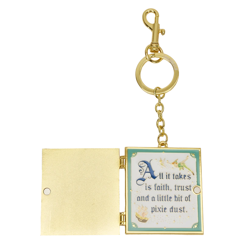 LOUNGEFLY Peter Pan You Can Fly Storybook Keychain 2 LOUNGEFLY Peter Pan You Can Fly Storybook Keychain - Image 2