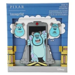 LOUNGEFLY Pixar Sulley Door Mixed Emotions 4-Piece Pin Set