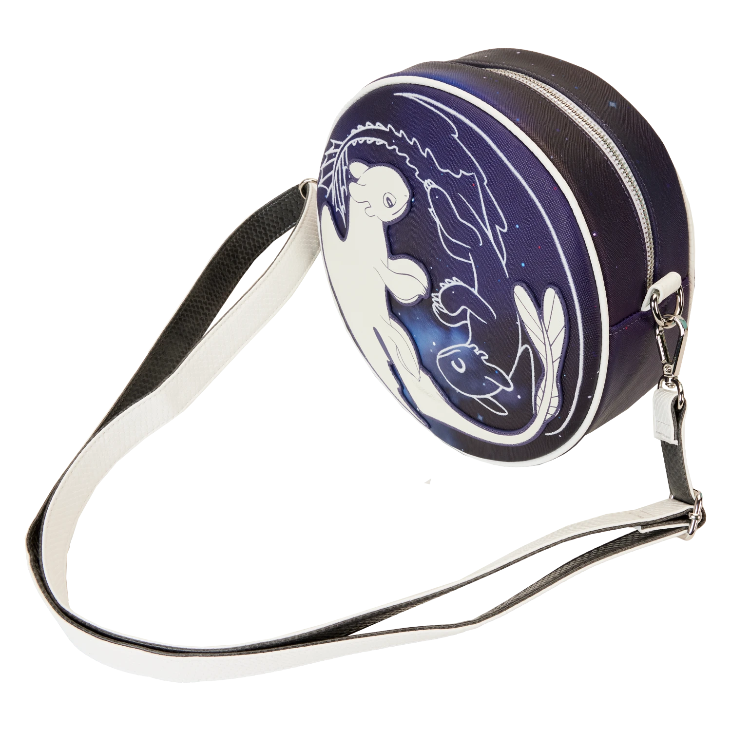 LOUNGEFLY How To Train Your Dragon Light & Night Fury Crossbody Bag 2 LOUNGEFLY How To Train Your Dragon Light & Night Fury Crossbody Bag - Image 2