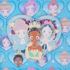 LOUNGEFLY Princess Manga Style 3" Collector Box Pin -Bag Sales Shop fc08e2afbd4e7a81925dab5f1124a26d