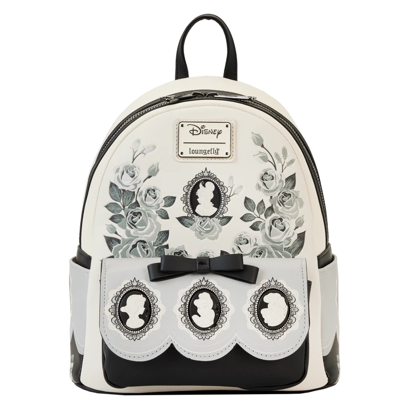 LOUNGEFLY Princess Cameo Porcelain Portraits Mini Backpack 1 LOUNGEFLY Princess Cameo Porcelain Portraits Mini Backpack