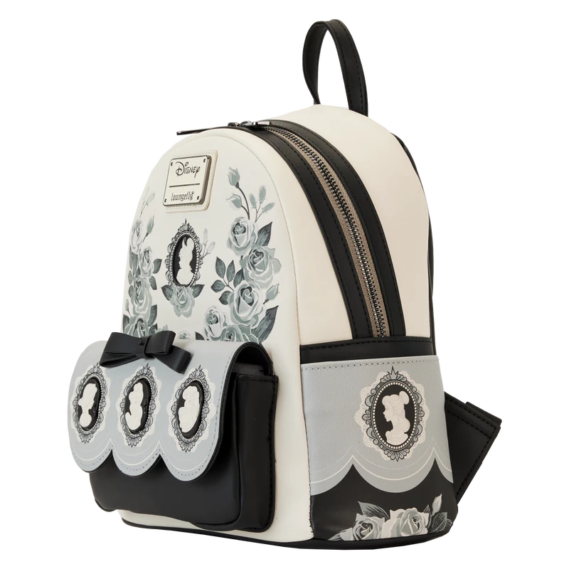 LOUNGEFLY Princess Cameo Porcelain Portraits Mini Backpack 4 LOUNGEFLY Princess Cameo Porcelain Portraits Mini Backpack - Image 4
