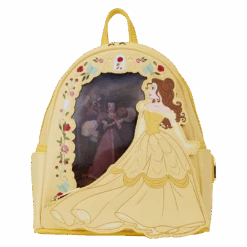 LOUNGEFLY Beauty And The Beast Princess Series Lenticular Mini Backpack