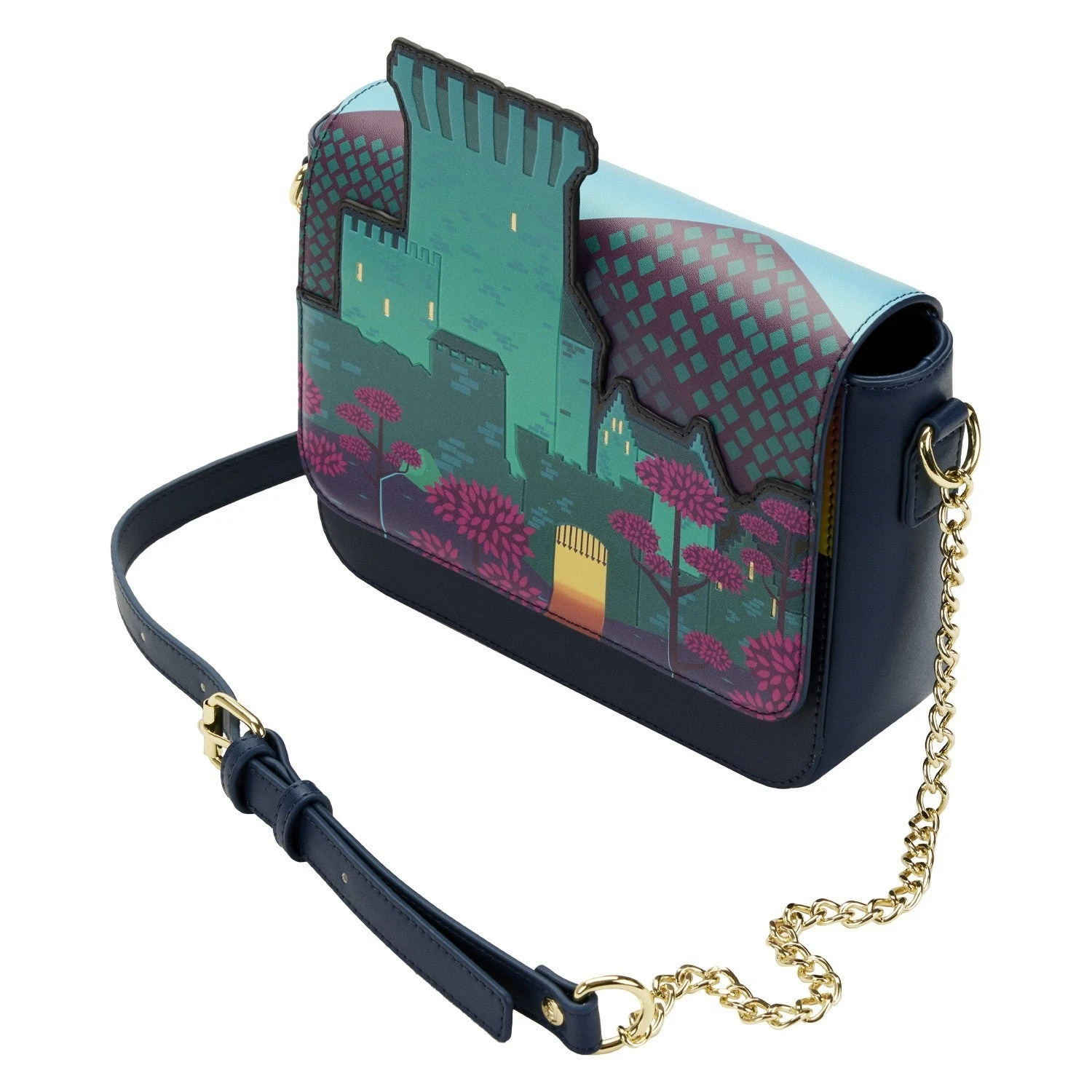 Loungefly Brave Princess Castle Series Crossbody 3 Loungefly Brave Princess Castle Series Crossbody - Image 3