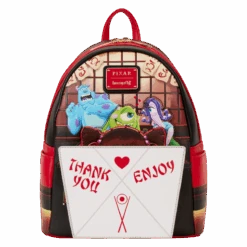 LOUNGEFLY Monsters, Inc. Harryhausen's Takeout Boo Pop-Up Mini Backpack