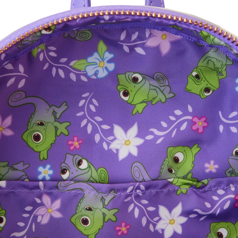 LOUNGEFLY Tangled Rapunzel Swinging From The Tower Mini Backpack 8 LOUNGEFLY Tangled Rapunzel Swinging From The Tower Mini Backpack - Image 8