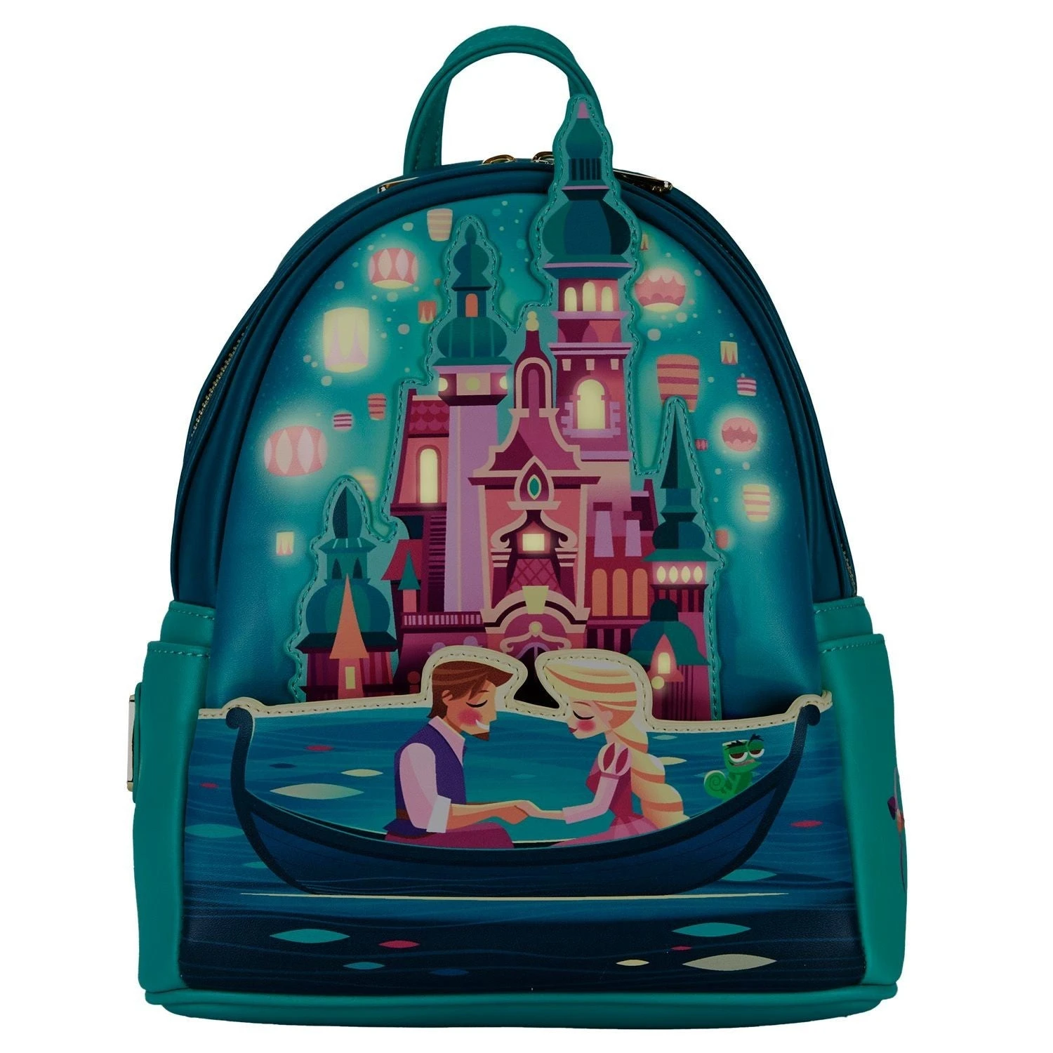 Loungefly Tangled Princess Castle Mini Backpack 2 Loungefly Tangled Princess Castle Mini Backpack - Image 2