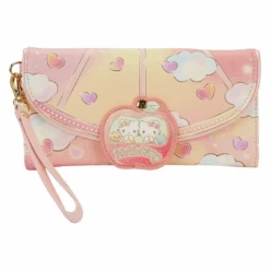 LOUNGEFLY Hello Kitty Carnival Flap Wristlet Wallet