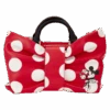 LOUNGEFLY Minnie Mouse Rocks The Dots Classic Bow Figural Crossbody Bag