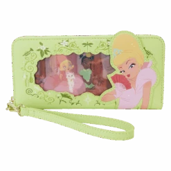 LOUNGEFLY The Princess And The Frog Princess Series Lenticular Zip Around Wristlet Wallet