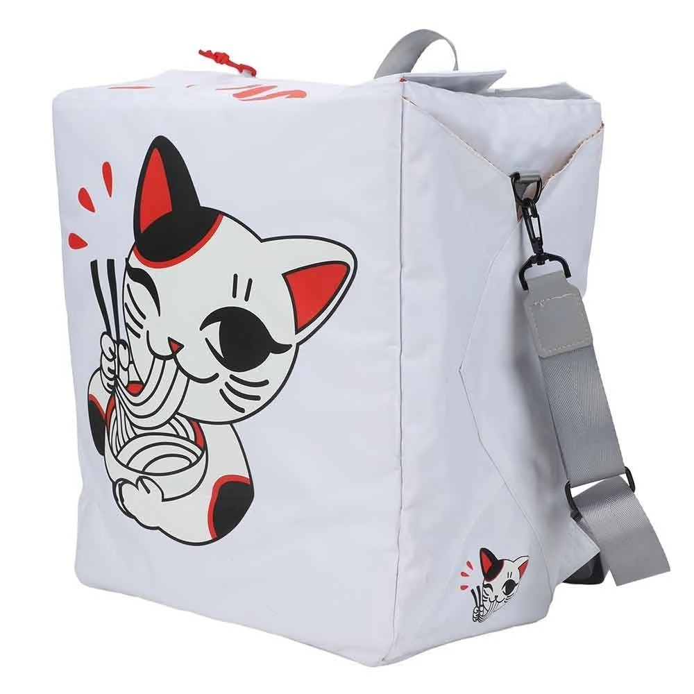 Bioworld Noodle Take-Out Box Shaped Laptop Backpack 2 Bioworld Noodle Take-Out Box Shaped Laptop Backpack - Image 2