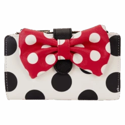 LOUNGEFLY Minnie Mouse Rocks The Dots Classic Flap Wallet