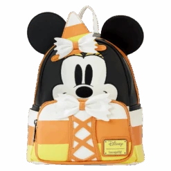 LOUNGEFLY Minnie Mouse Candy Corn Cosplay Mini Backpack