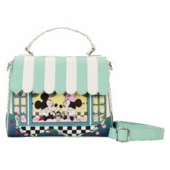 LOUNGEFLY Mickey & Minnie Date Night Diner Crossbody Bag