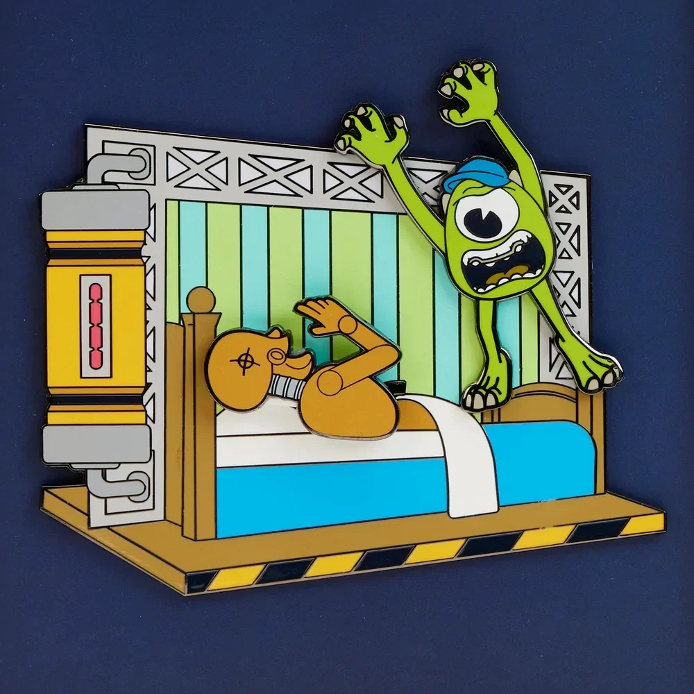 LOUNGEFLY Monsters University Scare Games Sliding Pin 4 LOUNGEFLY Monsters University Scare Games Sliding Pin - Image 4