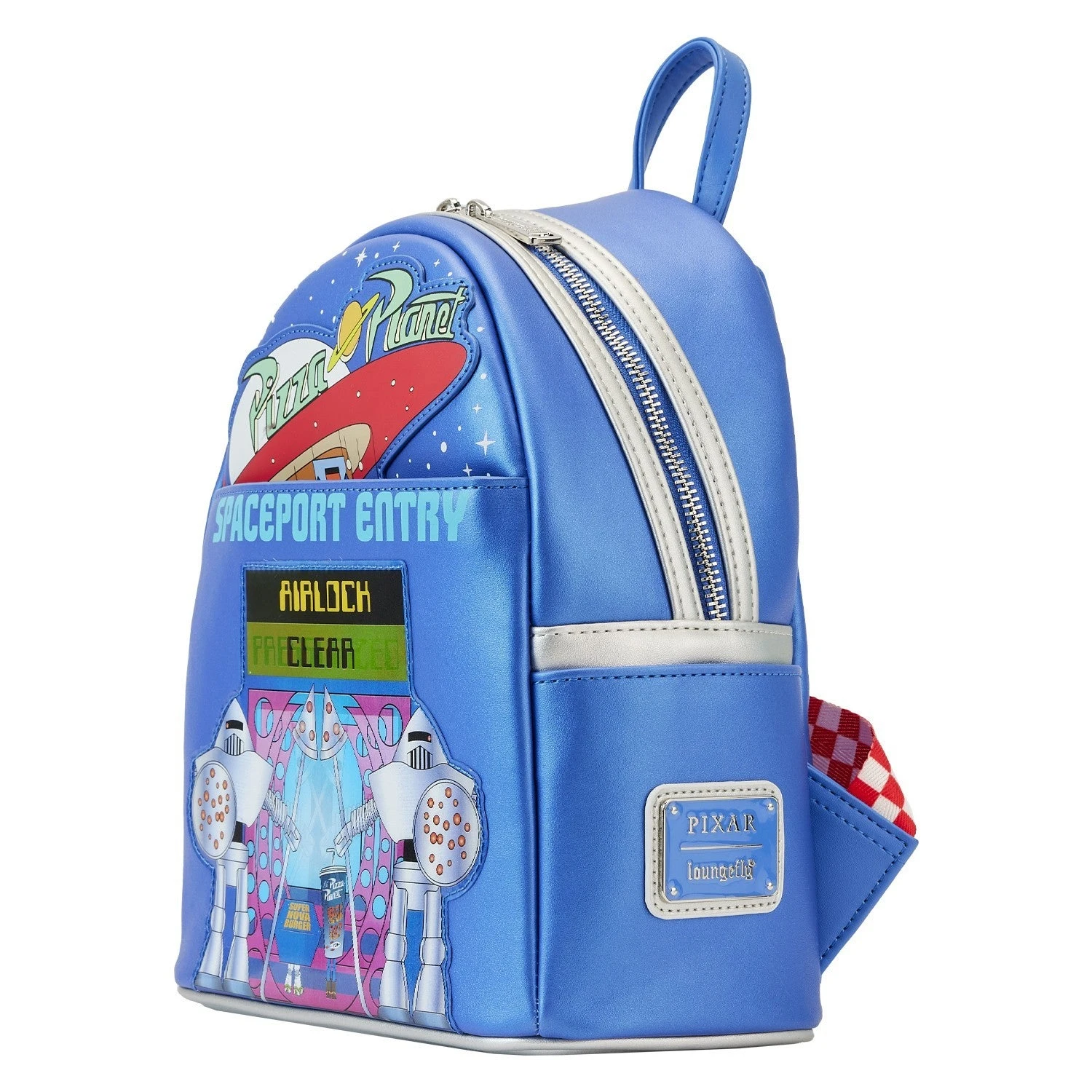 LOUNGEFLY Toy Story Pizza Planet Space Entry Mini Backpack 3 LOUNGEFLY Toy Story Pizza Planet Space Entry Mini Backpack - Image 3