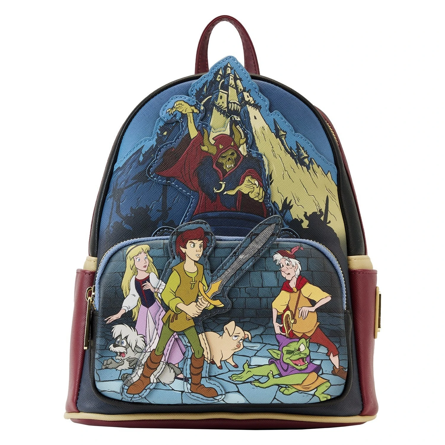 LOUNGEFLY The Black Cauldron Mini Backpack 1 LOUNGEFLY The Black Cauldron Mini Backpack
