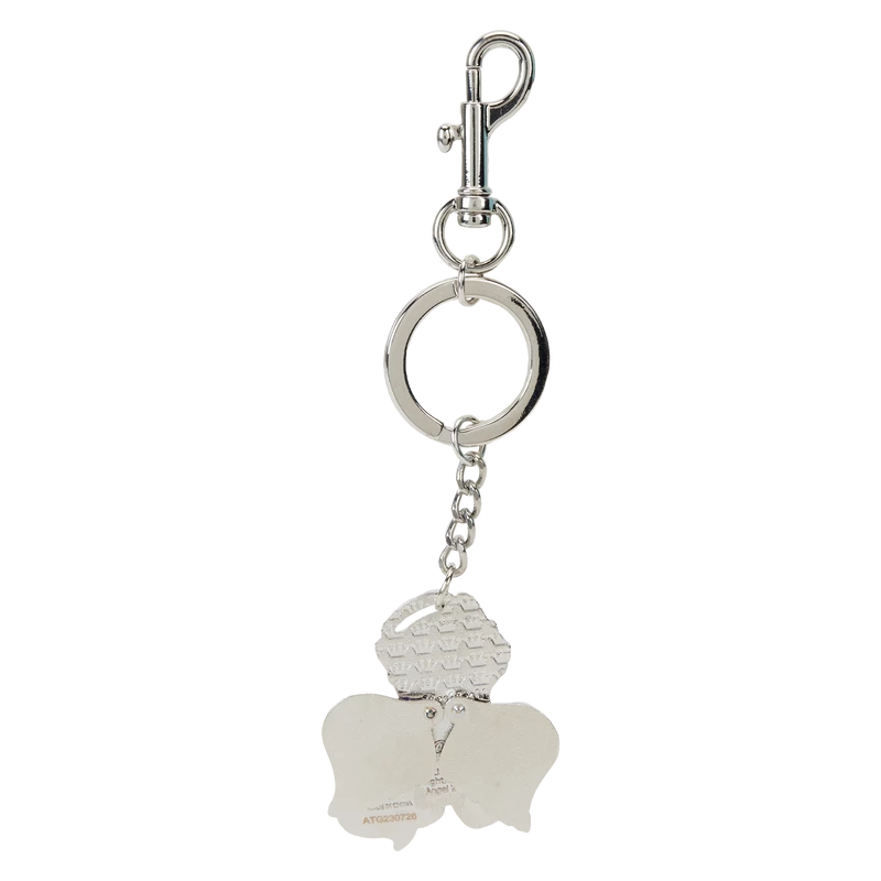 LOUNGEFLY Lisa Frank Holographic Glitter Angel Kitty Moving Keychain 4 LOUNGEFLY Lisa Frank Holographic Glitter Angel Kitty Moving Keychain - Image 4