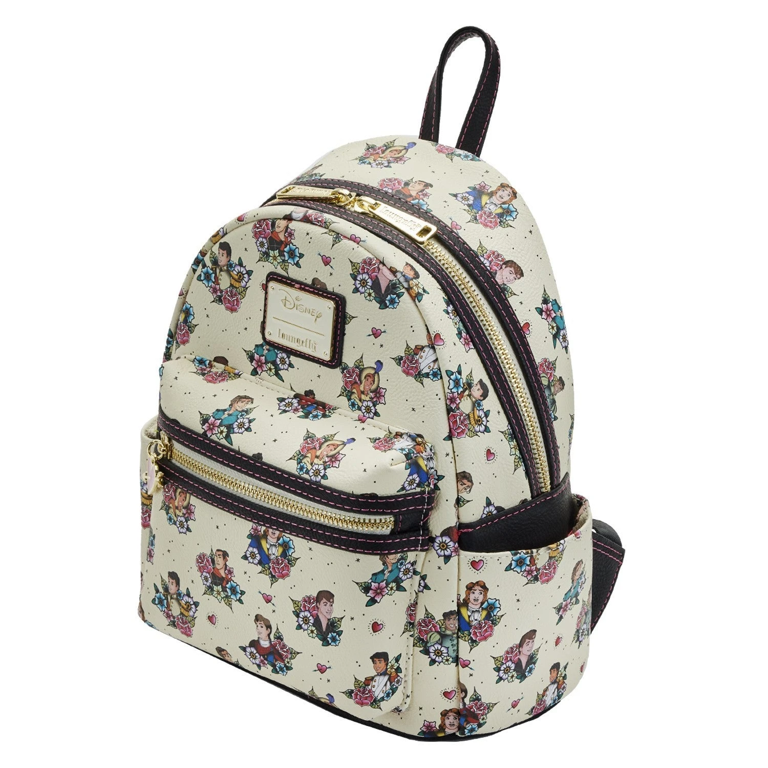 Loungefly Prince Tattoo Floral Mini Backpack 3 Loungefly Prince Tattoo Floral Mini Backpack - Image 3