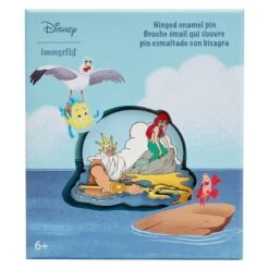 LOUNGEFLY The Little Mermaid Triton's Gift Hinged Pin