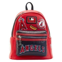 LOUNGEFLY MLB Los Angeles Angels Patches Mini Backpack