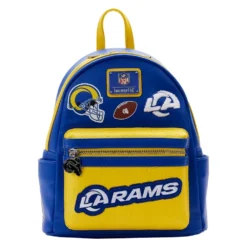 LOUNGEFLY NFL Los Angeles Rams Patches Mini Backpack