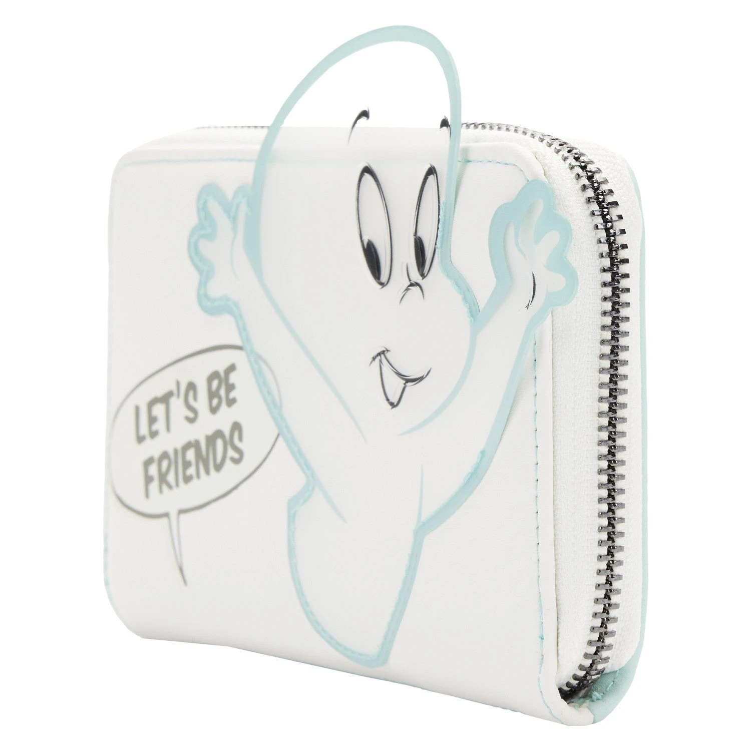 LOUNGEFLY Universal Casper The Friendly Ghost Lets Be Friends Zip Around Wallet 3 LOUNGEFLY Universal Casper The Friendly Ghost Lets Be Friends Zip Around Wallet - Image 3