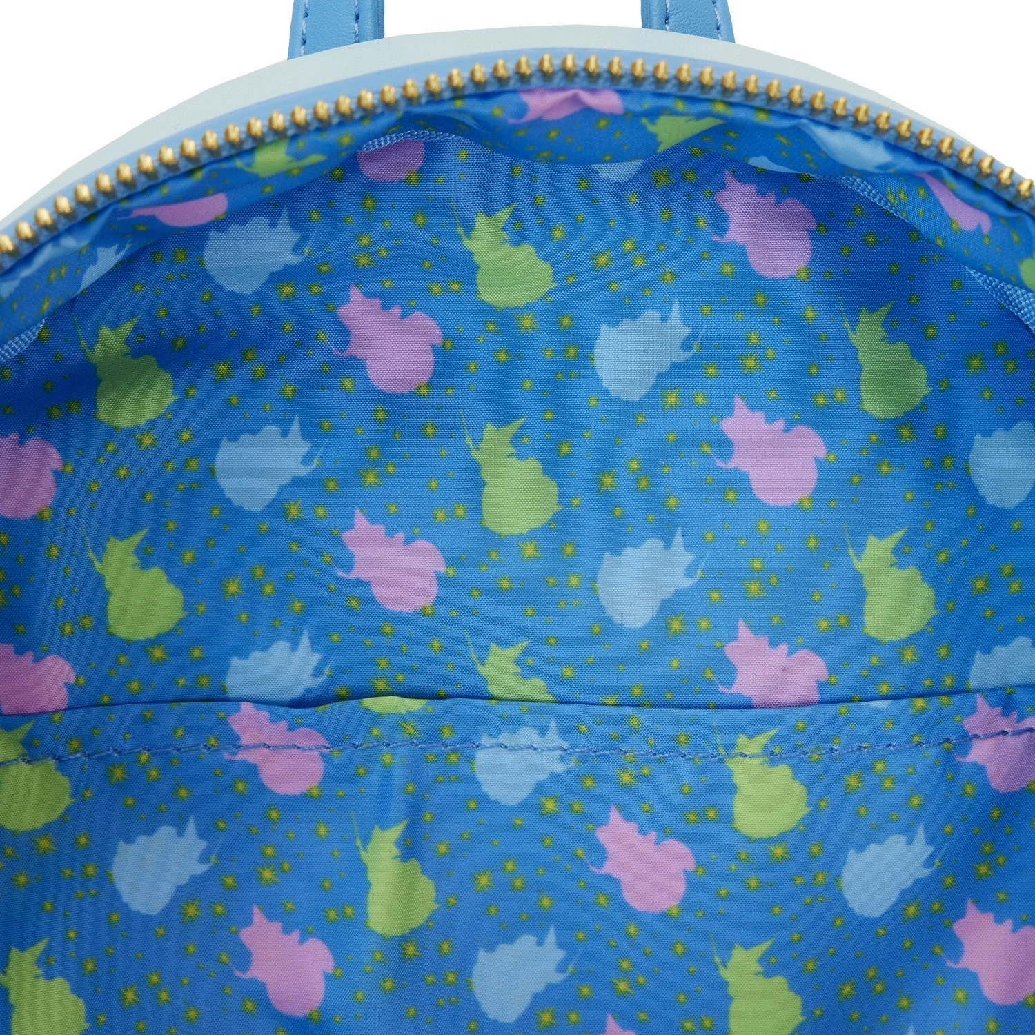 LOUNGEFLY Sleeping Beauty Castle Three Good Fairies Stained Glass Mini Backpack 6 LOUNGEFLY Sleeping Beauty Castle Three Good Fairies Stained Glass Mini Backpack - Image 6