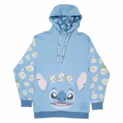 LOUNGEFLY Stitch Springtime Daisy Cosplay Unisex Hoodie