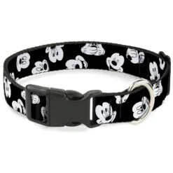 Mickey Mouse Expressions Plastic Clip Collar
