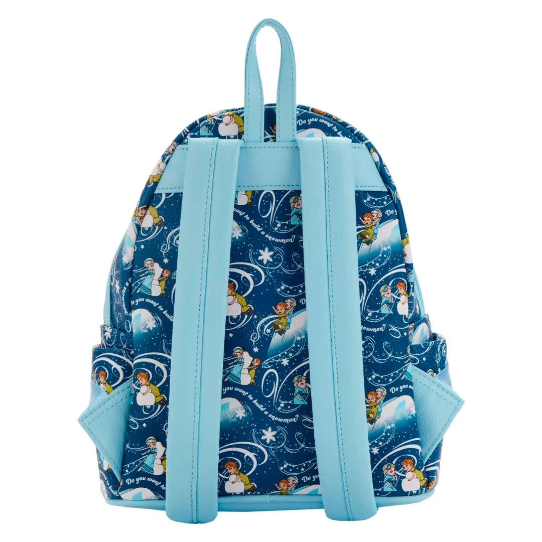 LOUNGEFLY Frozen Snow Play Mini Backpack 6 LOUNGEFLY Frozen Snow Play Mini Backpack - Image 6